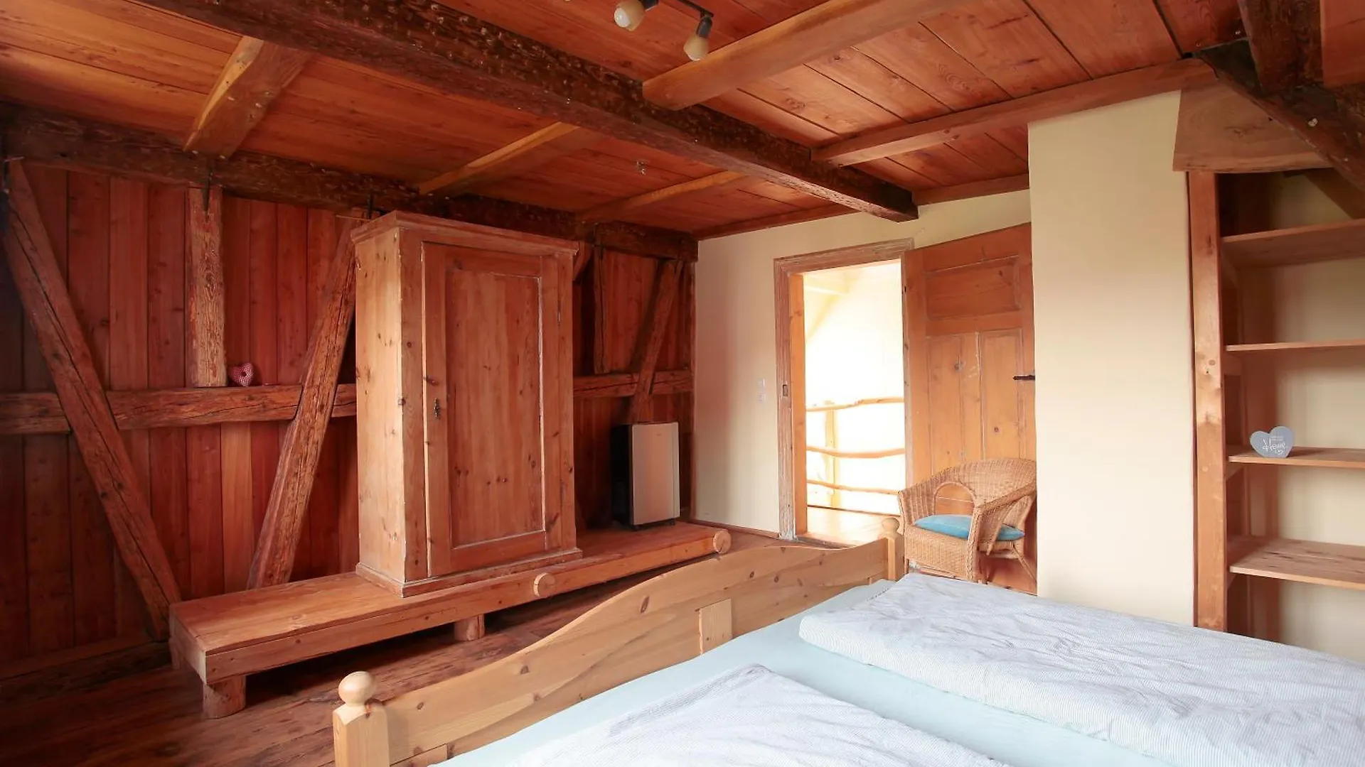 Gemuetliches Apartment Mit Galerie Im Ferienhof Litzendorf
